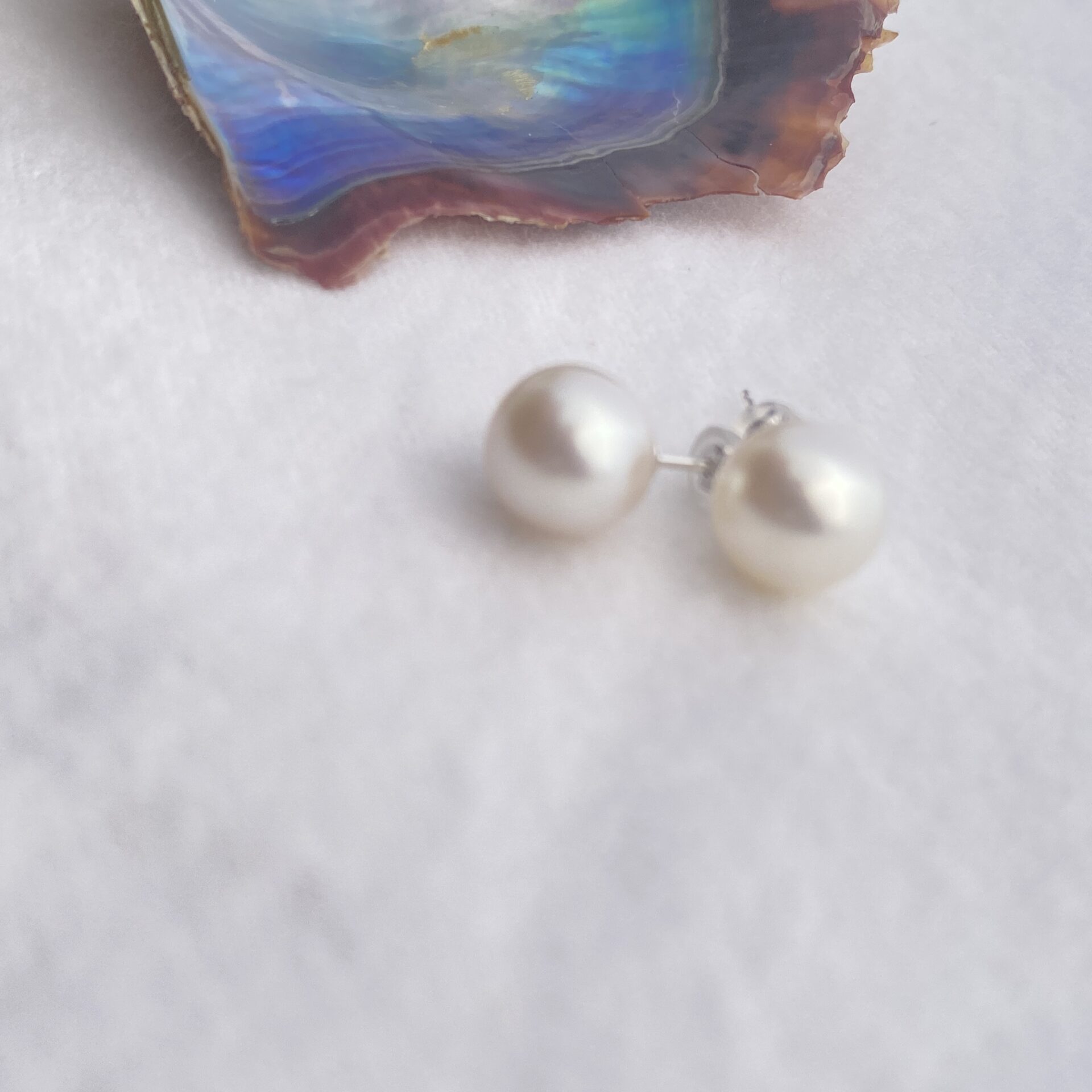 遥か-Haruka – Sixty Series Akoya Pearl Earrings | Flower Jem